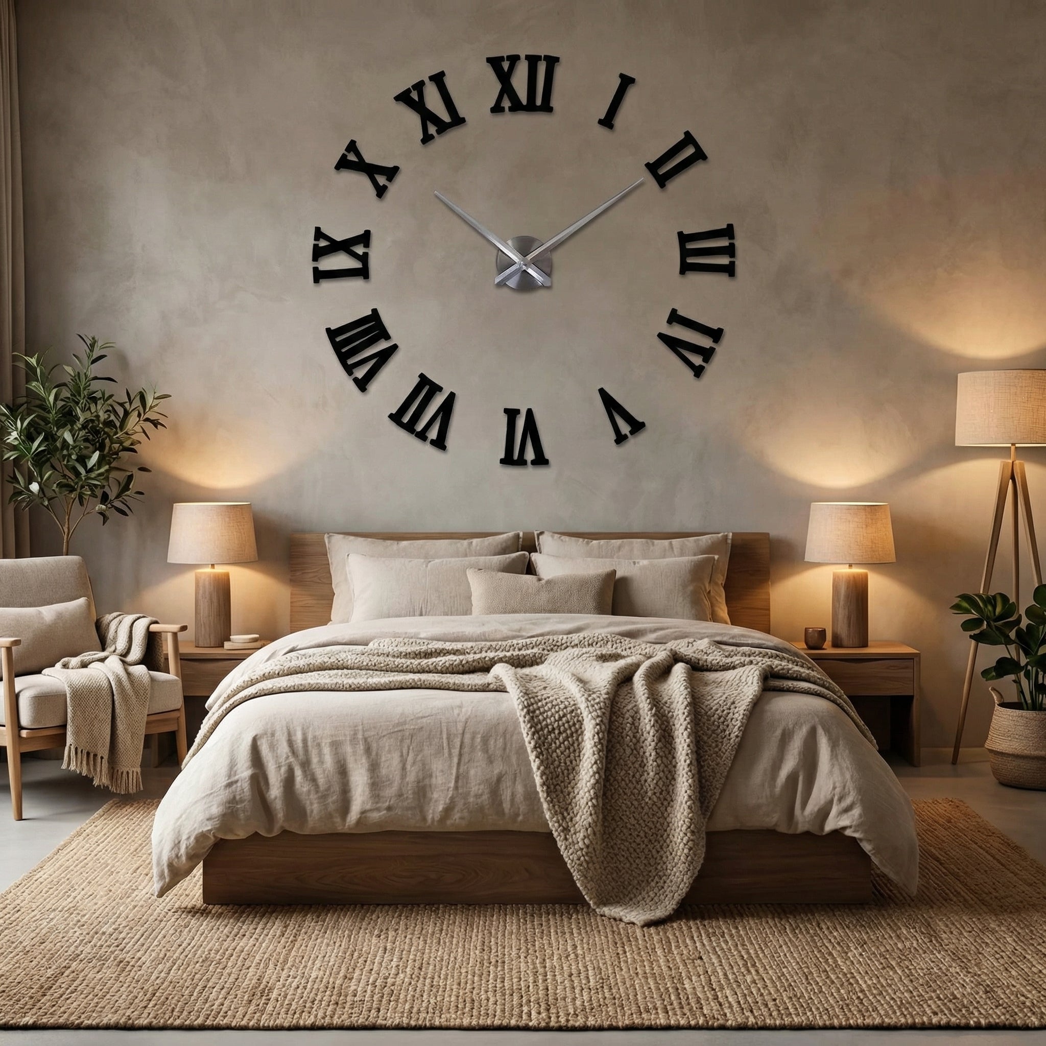 3D Wall Clock/Frameless Wall Clock
